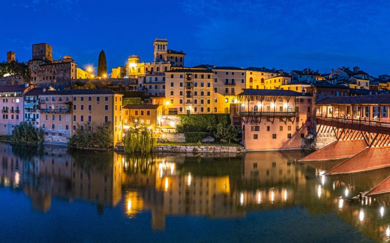 Abend in Bassano del Grappa